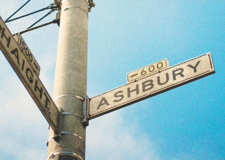 Street signs of Haight and Ashbury