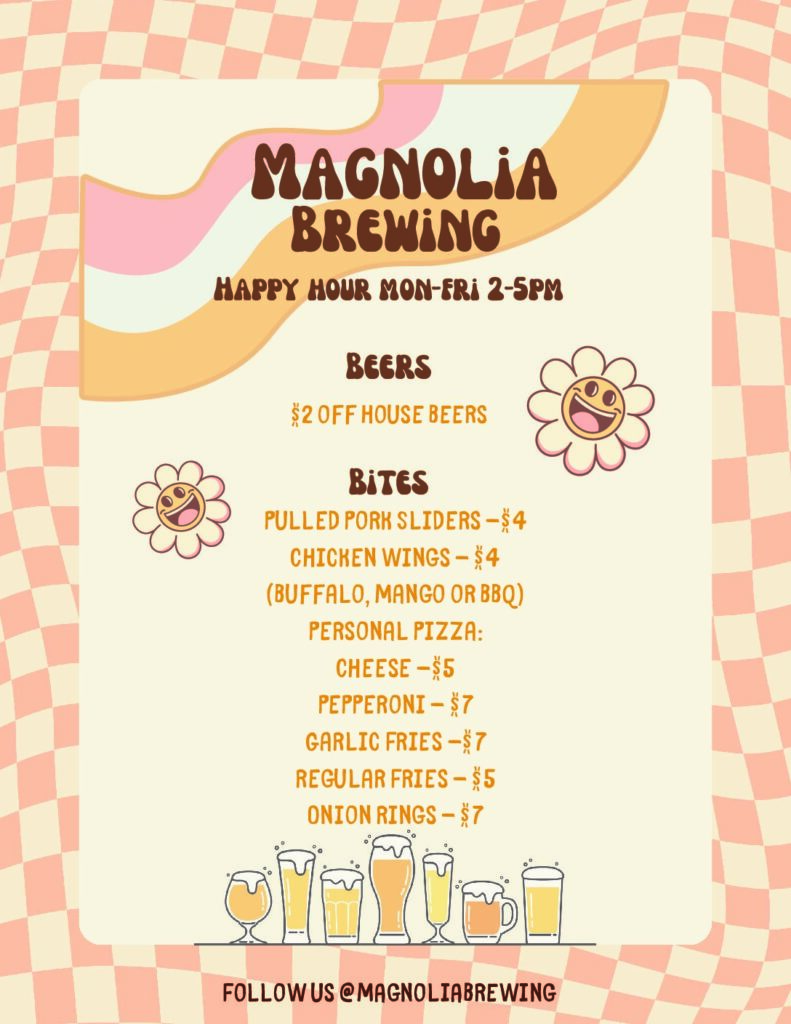 Magnolia Happy Hour Menu